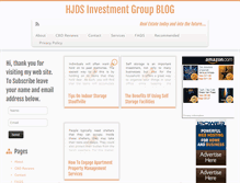 Tablet Screenshot of hjdsinvestmentgroup.com